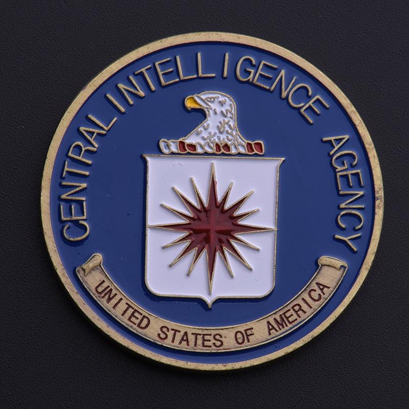 America Military Us Central Intelligence Agency Coin Gold Cia Challenge Coin Collectibles