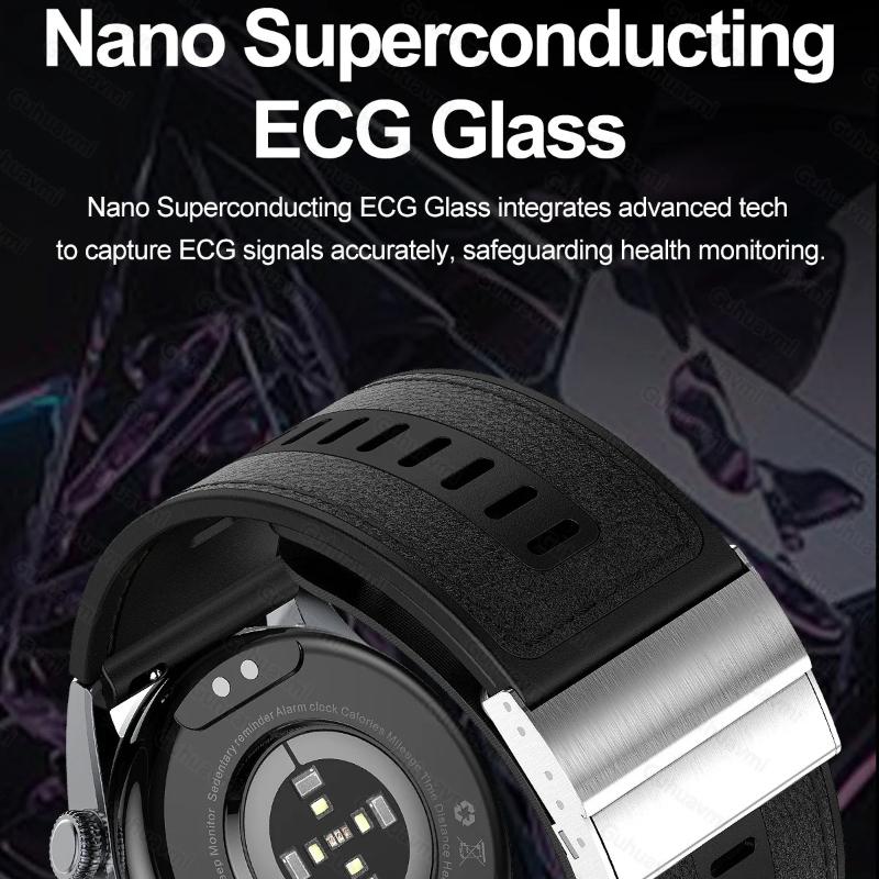 2026 Nuovo Smartwatch Pompa d'Aria ad Alta Precisione Display AMOLED da 1,56'' ECG Monitoraggio Completo del Sonno Salute BT Talk NFC Pompa Airbag Cinturino