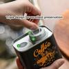1pcs Coffee Beans Sealed Cans Outdoor Camping Tin Box Packaging Storage Fresh-Keeping Breathing Tin Cans