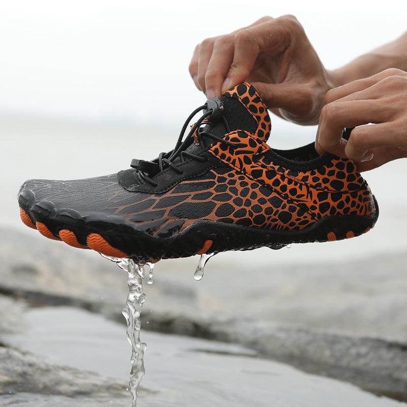 

Unisex Non-Slip Five-Finger Barefoot Beach & Trekking Shoes for Swimming, Fishing, and Wading 44