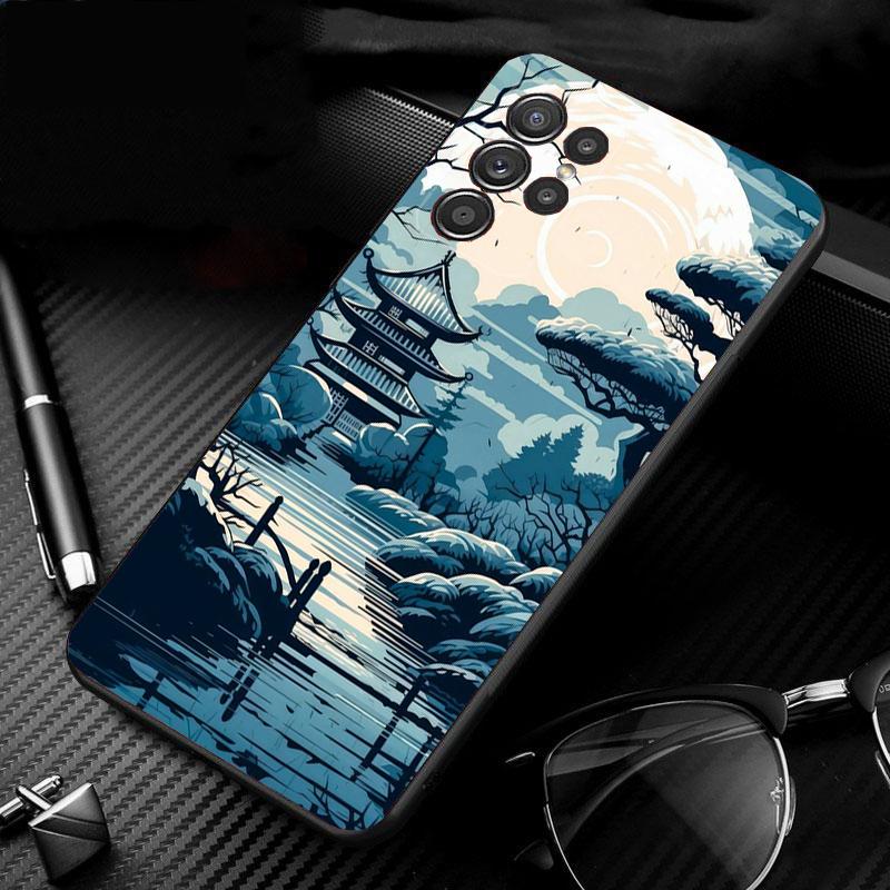 Japanese Landscapes Mount Fuji Phone Case For Samsung S26 S25 S24 S23 S22 Ultra S23 S22 S25 Plus S24 FE S26Edge S23Ultra