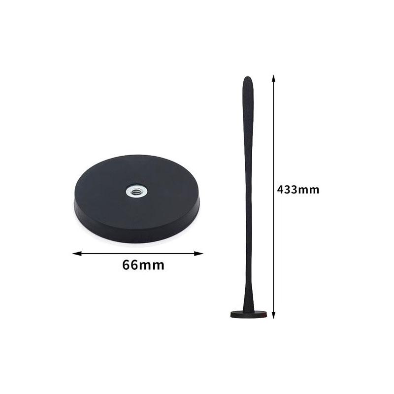 

Silicone Flexible Magnetic Support Prop-Stabilizer for Front Load Machines | Washer Door Prop Easy-Install, Fits Most Washers чорний