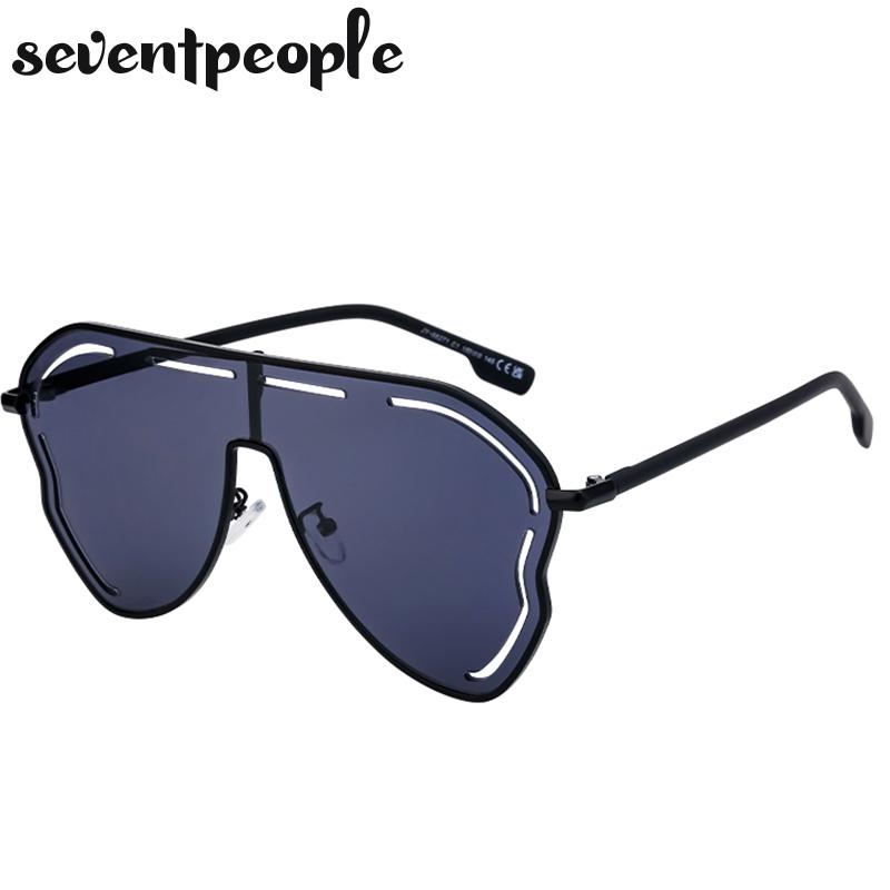 Oversized Square Shield Sunglasses Women Big Frame  Luxury Brand Butterfly One-Piece Sun Glasses For Ladies Eyewear UV400