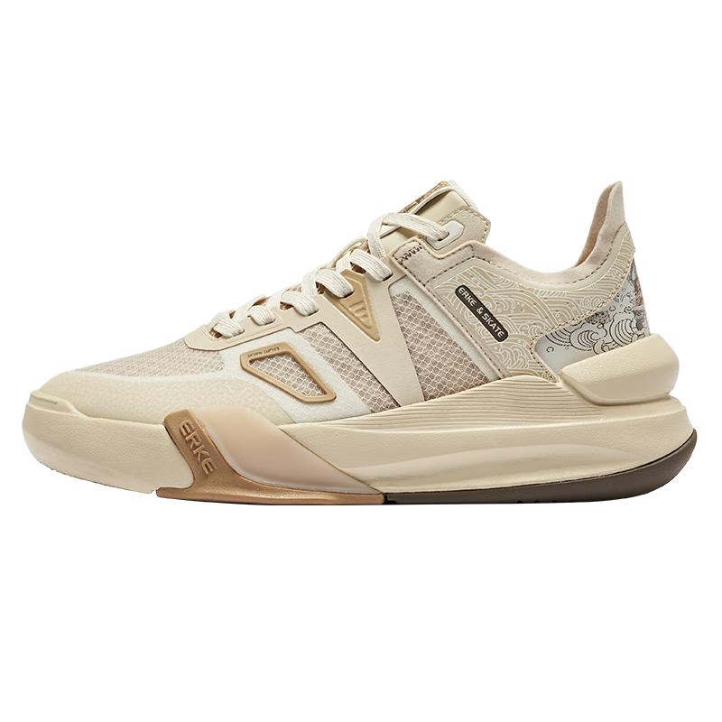 Erke Women s Breathable Mesh Skate-Inspired Sneakers 6.5