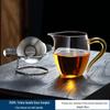 Heat-Resistant Glass Gongdao Tea Fair Cup with Crystal Filter