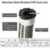 Universal Adjustable Fuel Pressure Regulator Guage Kit Oil Line 100PSI Guage Fpr AN6 Oil Hose Fitting EFI Engine Parts
