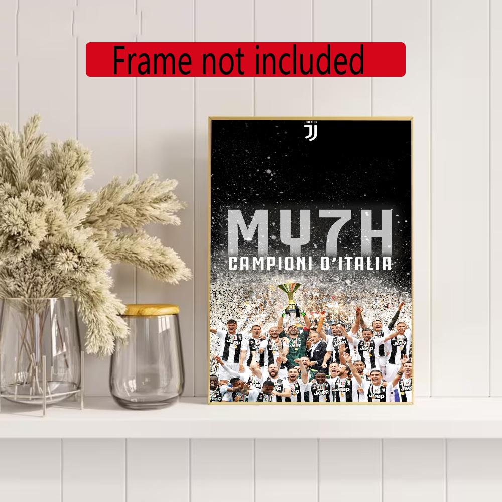 Juventus 5D Diy Diamond Paintings Mosaic Wall Round Diamond Art Painting Kits Embroidery Crystal Accessories Frameless
