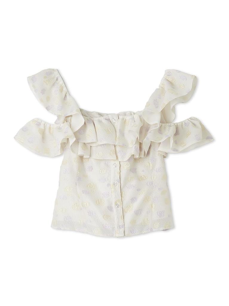 Snidel Flower JQD Blouse SWFB252021 Mix Women's