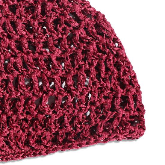 Women Knitting Hat Hollow Design Breathability Bun Hairstyle Elastic Headpiece Winter Versatile Hair Accessory