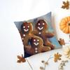 CCookie Cushion Cover Washable Linen Pillowcase Soft  for Daily Sofa Bed Home Room Decor