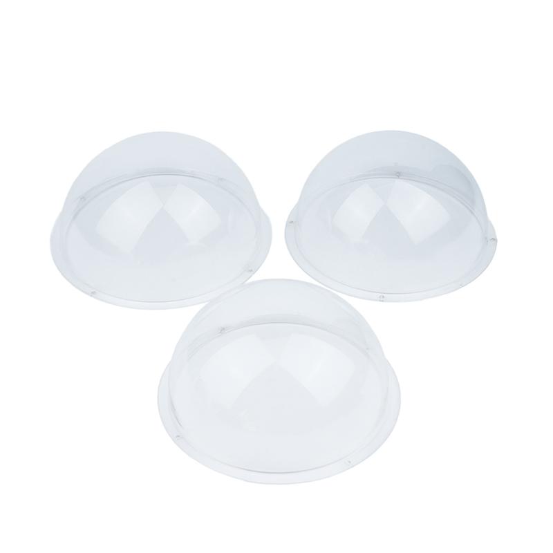High Clarity Clear Security Camera Dome Cover Acrylic Hemisphere Replacement for Factory Outdoor Surveillance Use