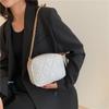 2025 nová jednobarevná malá taška diamantový řetízek podzimní jednoduchá taška ležérní crossbody přes rameno malá čtvercová dámská taška