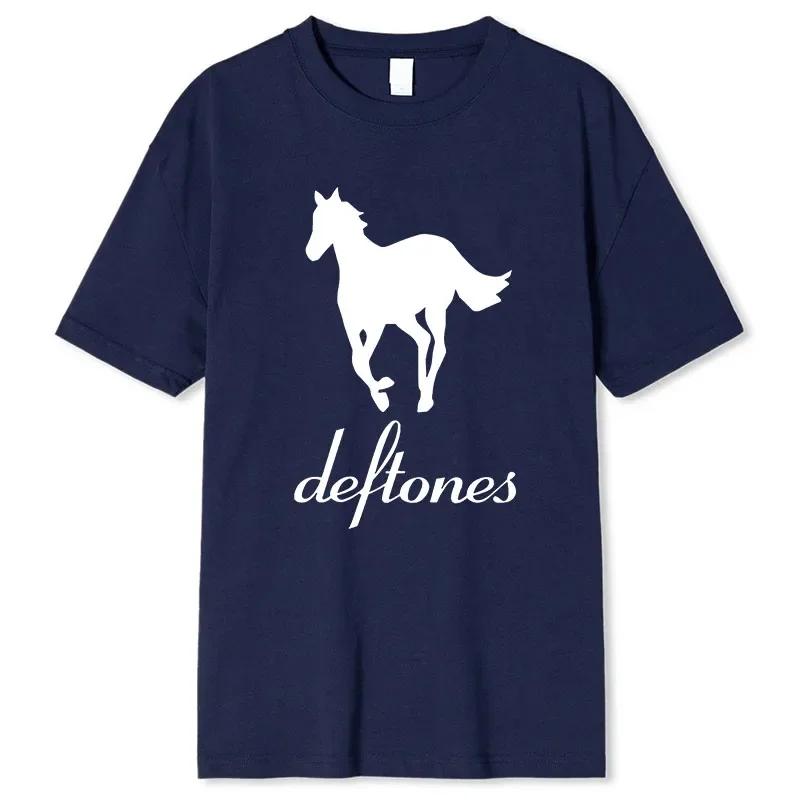 Nový Deftones Merch Chino Moreno Diamond Pánské bavlněné tričko Volné a pohodlné Pánské Harajuku Top Streetwear Pánské oblečení