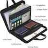 Fireproof 13-Layer Expanding Document Bag, Large Capacity Multi-Bellows Handheld Folder