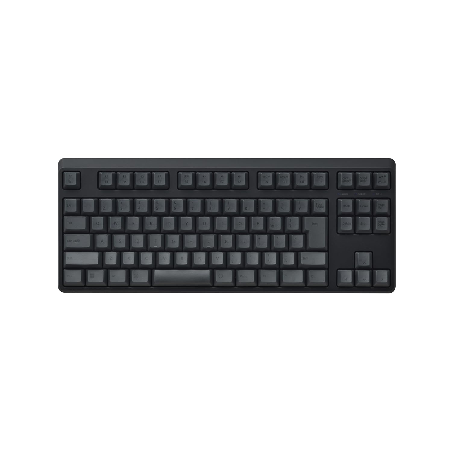 

REALFORCE R4 Hybrid Tenkeyless Japanese R4HC11 Keyboard, 45g, Layout, Black, чорний