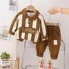 Boys' Trendy Two-Piece Sweatshirt Suit for Spring & Autumn 2023 - Stylish Sportswear for Kids