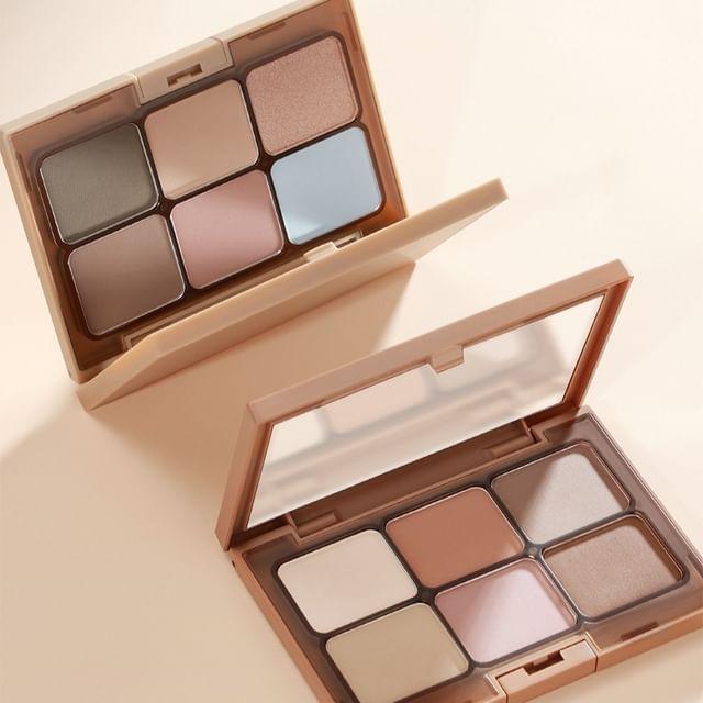 everbab - Elegant Matte Eyeshadow Palette - 2 Types 01# - 10.5g