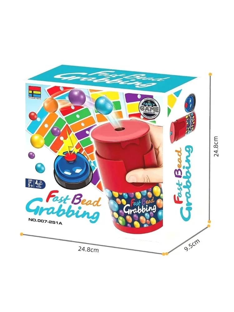 

Игра Бинго по цветам, быстрая игра на захват бусин для двух игроков, со звонкими колокольчиками, забавные стратегические игры, идеально подходящие для детей и взрослых