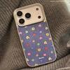 Kreativní pozlacený květinový kryt na telefon pro iPhone 16, iPhone 17 a iPhone 17 Pro Max