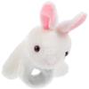 Kisangel 1pc Slap Bracelets Huggables Plush Animals Slap Band Wrist Huggers Animals for Birthday Party Supply(Rabbit)
