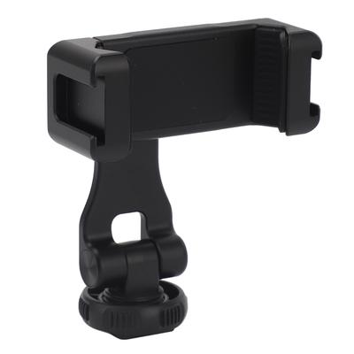 Cold Shoes Phone Adapter Mount Bracket with Clamp 360 Degrees  Rotation 14in Screw Holes Cell Phone Holder