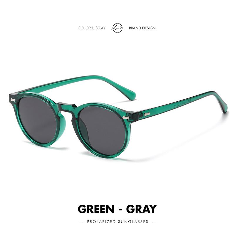 Classic Tea Lens Women Men Outdoor Driving Shades Sun Glasses Classic Round Shape Sunglasses Men Women UV400 Protection Gafas De Sol