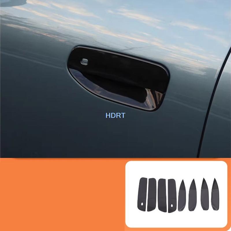 For Chery Jetour L7 Plus/X70L/Soueast S08 2025 + Car Door Bowl Handle Cover Protector Decoration Accessories Exterior Sticker L7 Plus чёрный