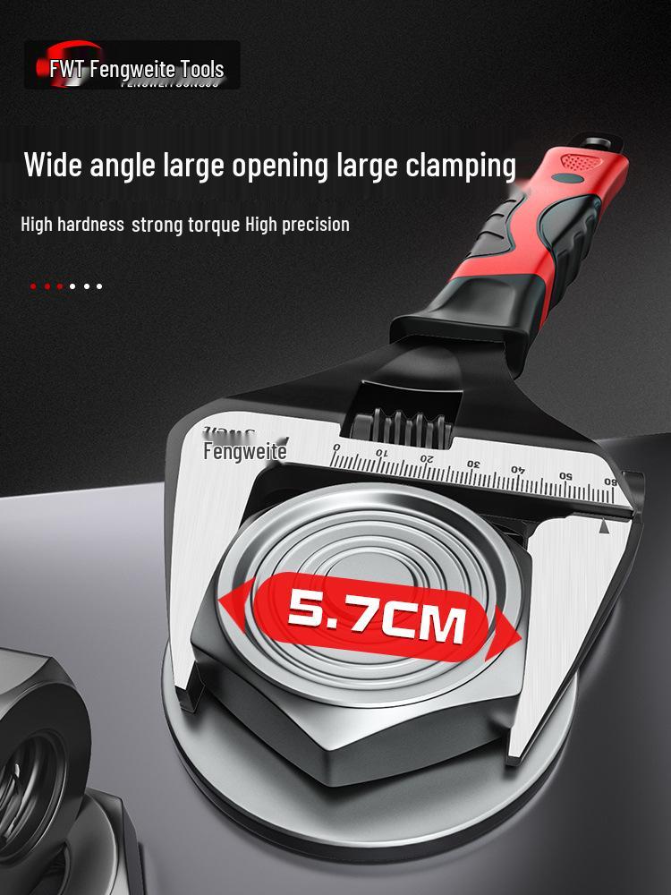 Extra Large Adjustable Wrench with Short Handle - Available in 6, 8, 10, 12 inches