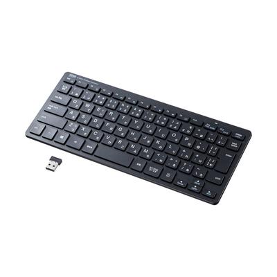 Sanwa Supply Keyboard Wireless A Slim Design Antibacterial Pantograph Black (USB Receiver) SKB-WL36BK