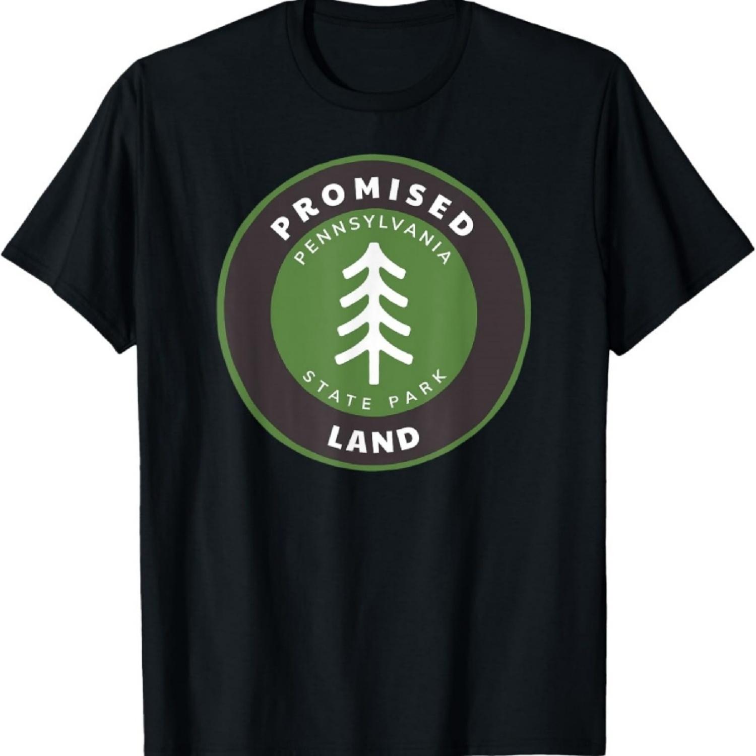 Promised Land State Park Pennsylvania PA Vacation Souvenir T-Shirt XXXXXL чёрный
