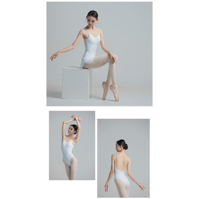 Elegant Ballet Leotard Stretchy Spandex Dance Practice Suit For Professional Dance Practice And Stage Performances