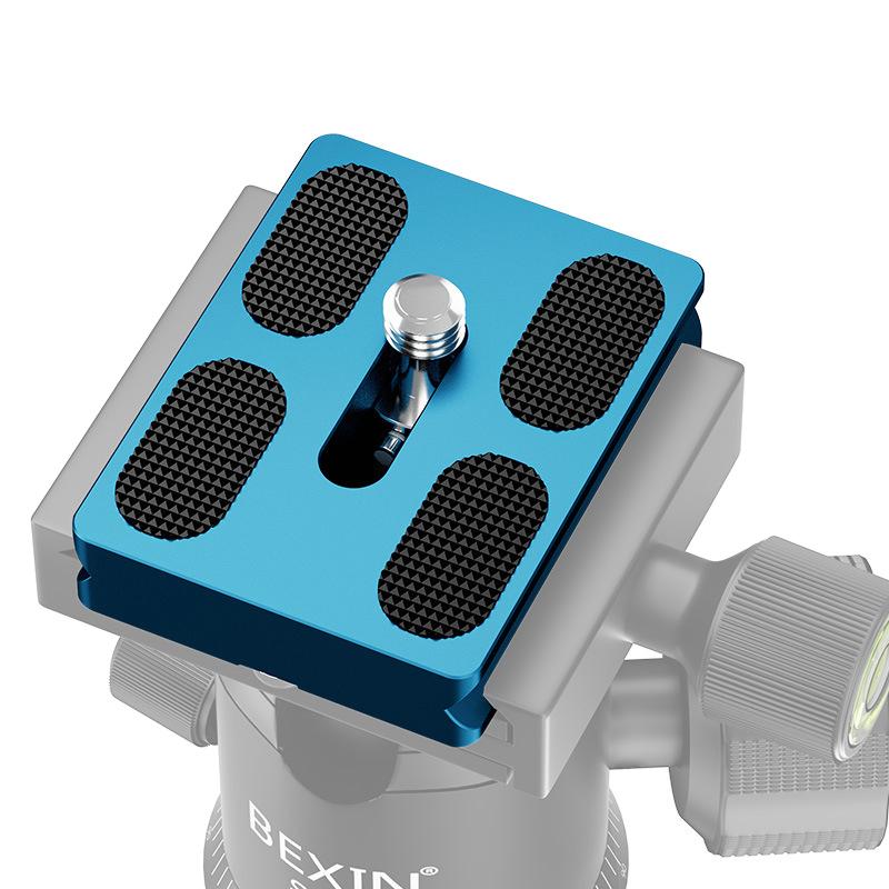 DSLR-Kamera-Stativplatte, Schnellwechseladapter, Kameraplattenhalterung für DSLR-Kamera-Kugelkopf-Stativ