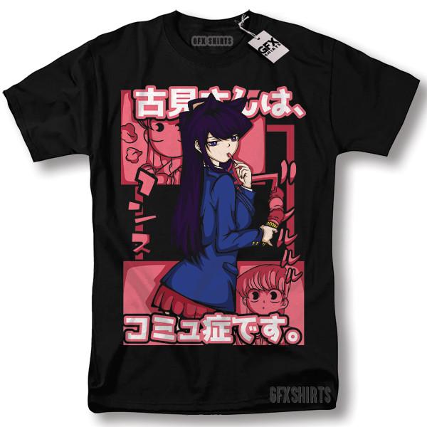 Komi san Can t Communicate Shirt Hitohito Omoharu Ren Anime Manga T-shirt XXXL