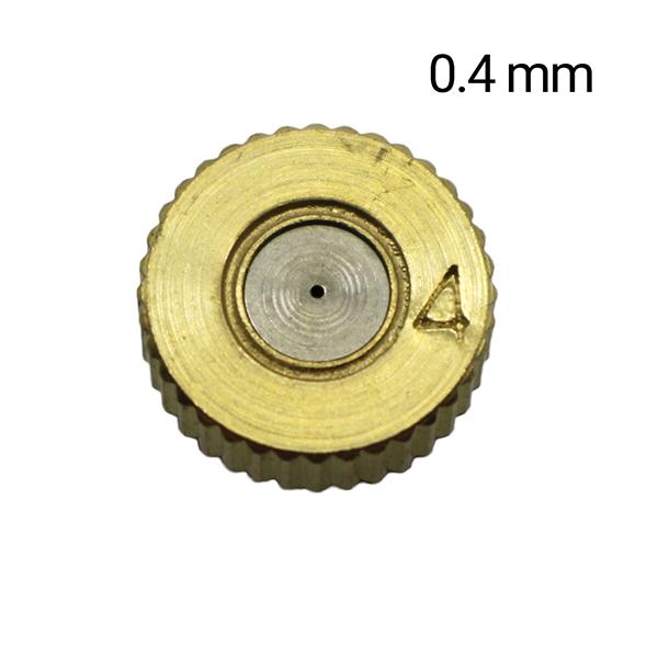 10Pcs 0.2/0.3/0.4/0.5mm Low Pressure High Quality Brass Fog Misting Nozzles Connectors Garden Water Irrigation Sprinkler Fitting