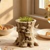 Tree Stump Candle Cup Silicone Mold DIY Handmade Concrete Plaster Candle Jar Flowerpot Epoxy Resin Molds Home Décor