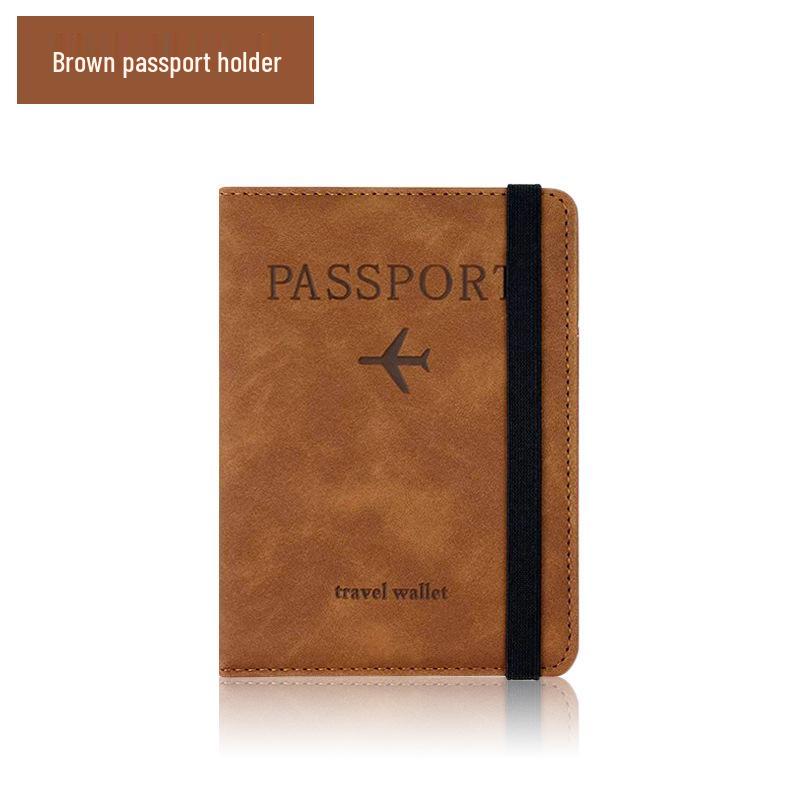 Multi-Color Luggage Tag & Anti-Magnetic Passport Holder Set