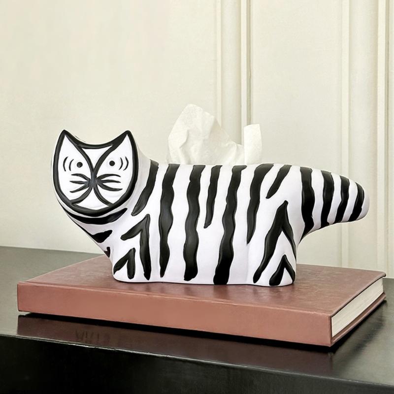 Tissue Box Cover Holder,Bathroom Accessories Home Decors Decorative Tissue Box Holder Tissue Holder Dispenser Gift