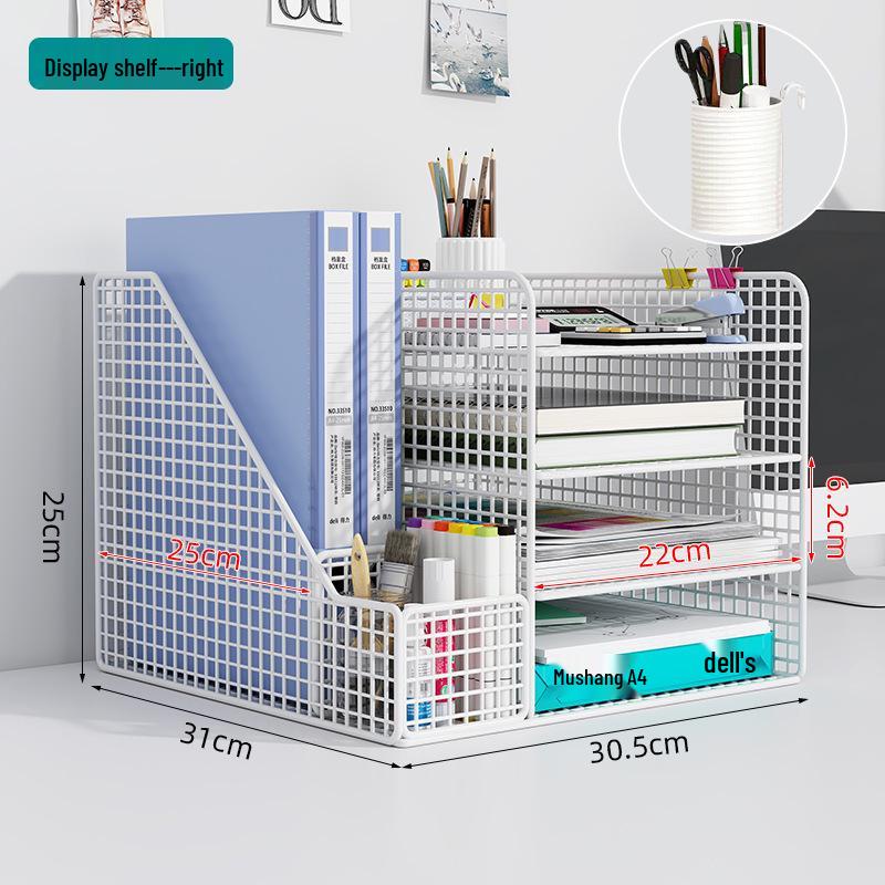Multilayer Desktop File Organizer and Storage Set