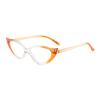 Vintage Katzenauge Lesebrille Damen Perle Anti-Blaulicht High-Definition Farbverlauf Brille Retro Metallscharnier Brillen +1.0+1.5