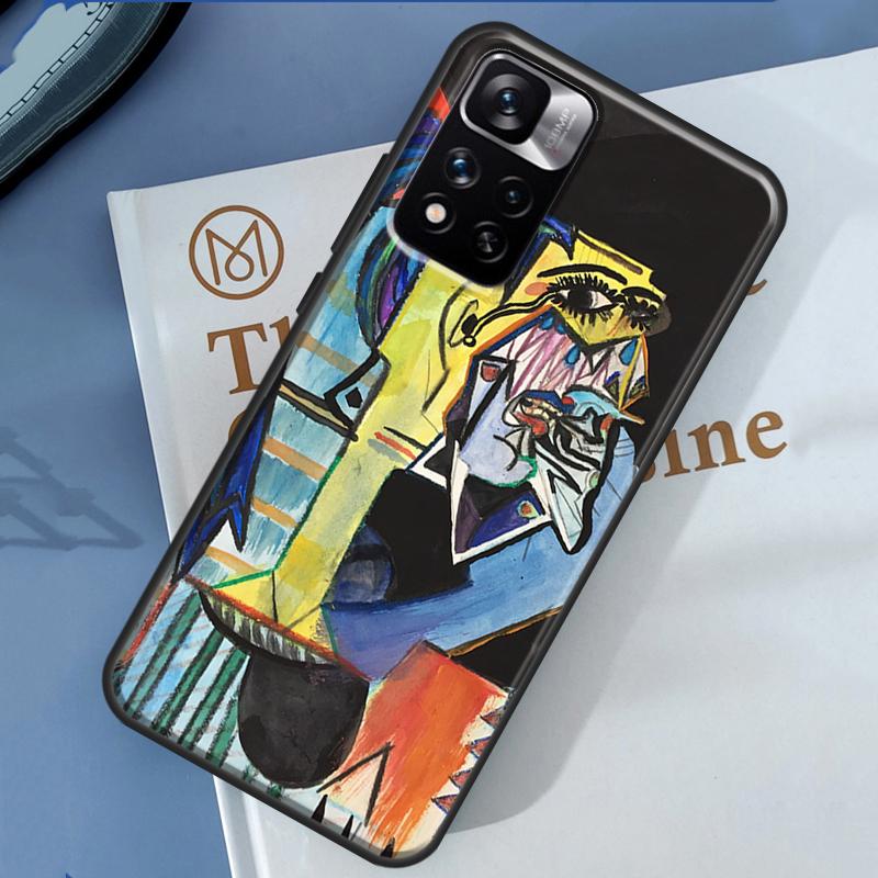 Picasso Abstract Art Painting Case For Xiaomi Redmi Note 14 13 11 9 10 12 Pro 9S 10S 11S 12S Redmi 10C 12C 13C 14C Cover