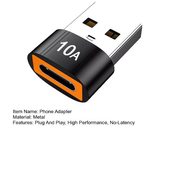 Usb Adapter High Performance To Play Great No-Latency Heat Dissipation Plug High-Speed Usb Type-C Portable Mobile