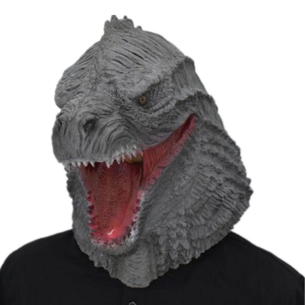 Black Simulation Gray Latex Headgear Cosplay Prop For Party Halloween