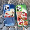 Merry Christmas Day Phone Case For iPhone 15 14 Plus Pro Max 13 12 Pro Max Mini 11 Shockproof Laser Matte Back Phone Cover Funda
