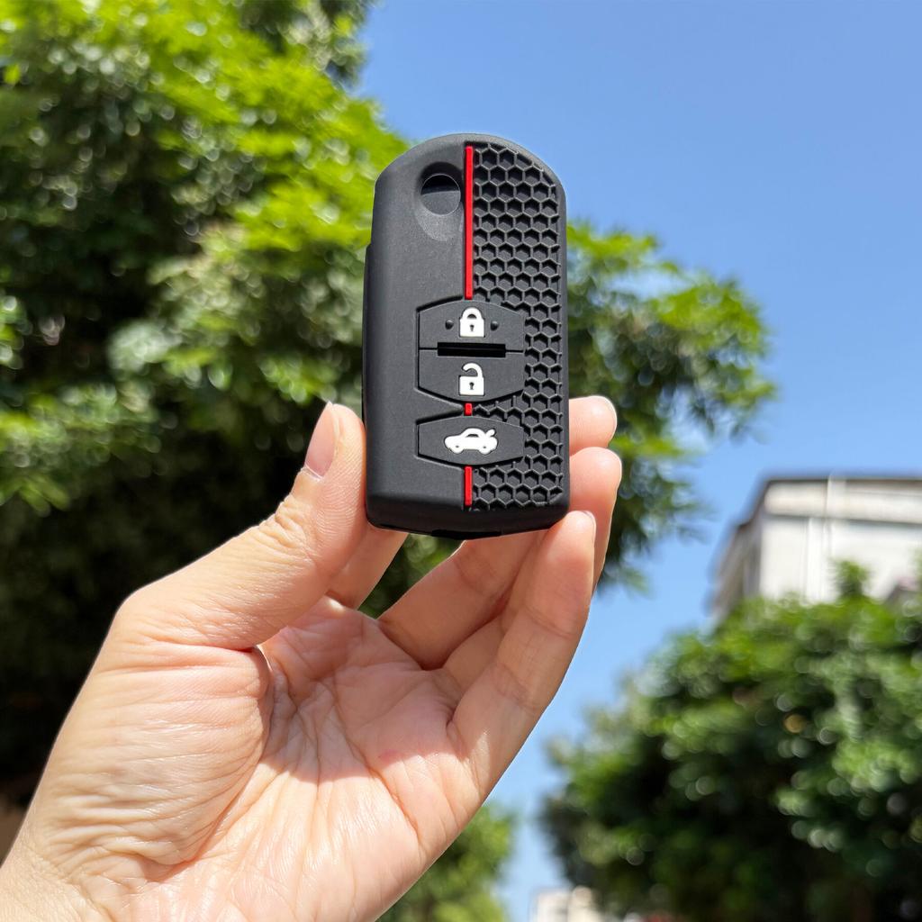 Keychain Key Case For Mazda 3 Bk 3 Bl 6 Gg M3 M5 M6 Cx-5 Cx7 Cx9 Rx8 Demio 2 3 5 6 Mx5 Mpv Silicone Keyboard Cover Fob Key Case
