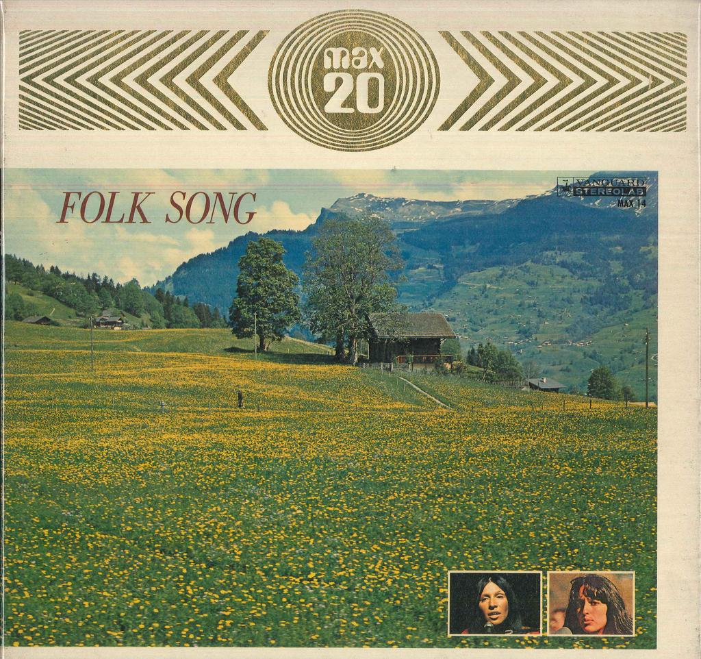 LP Record  - Folk Song Max 20 MAX14 VANGUARD Japan Folk Used