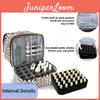Nail Polish Organizer With Pu Material And Breathable Waterproof Design For Home Use