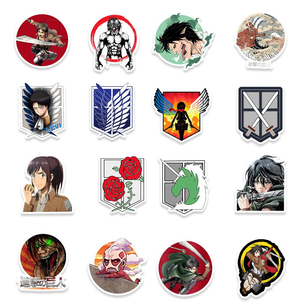 50 Cartoon Stickers Car Computer Suitcase Laptop Decoration Stickers Hand Account Graffiti