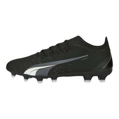 Ultra Match Vârf Rotund Șireturi AG FG Ghete de Fotbal Durabile Bărbați Ghete de Fotbal Negru 107217-02