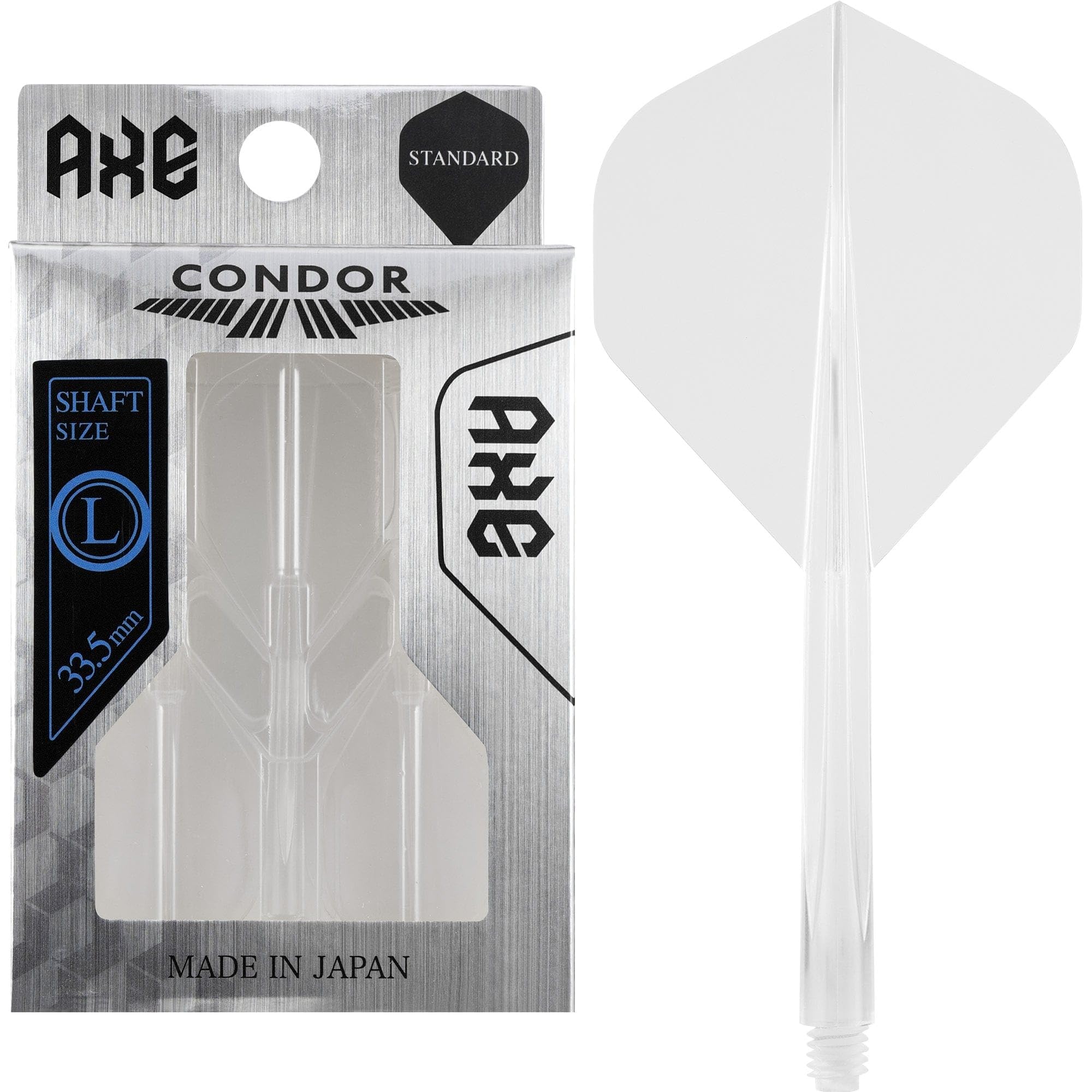CONDOR AXE STD XL clear darts flight чистый