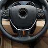 Dekorationsplåster för ratt Kolfiber Bilklistermärken För BMW 5-serie 2011-2017 F10 F18 528 525Li Interiör